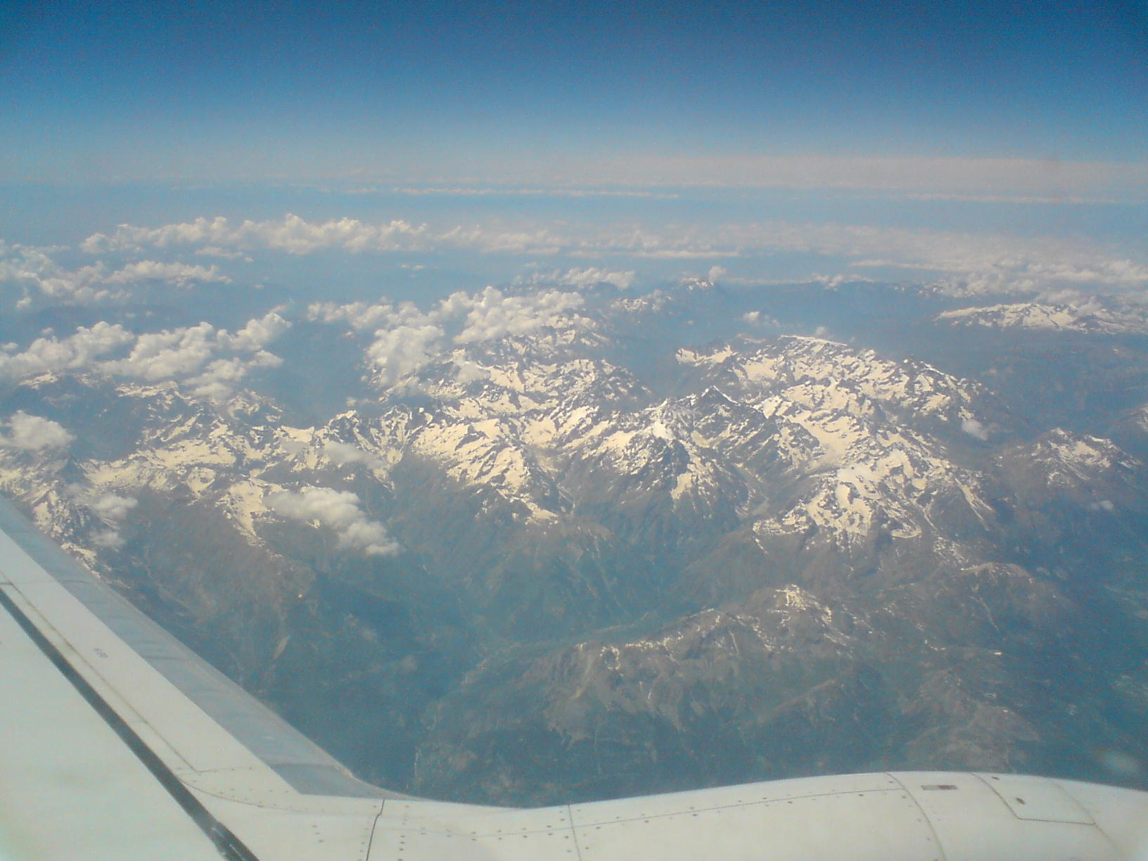 Mit Ryanair über den Alpen