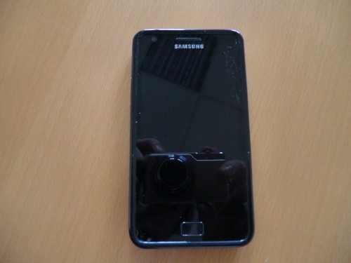 Samsung Galaxy S2 in Schutzhülle