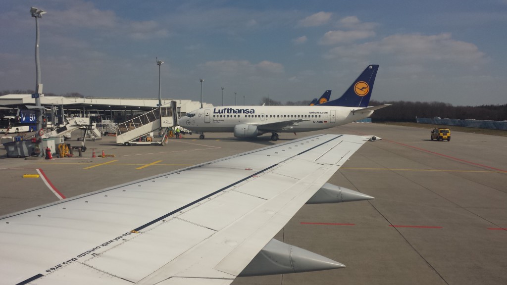 Boeing 737-500 der Lufthansa in Frankfurt